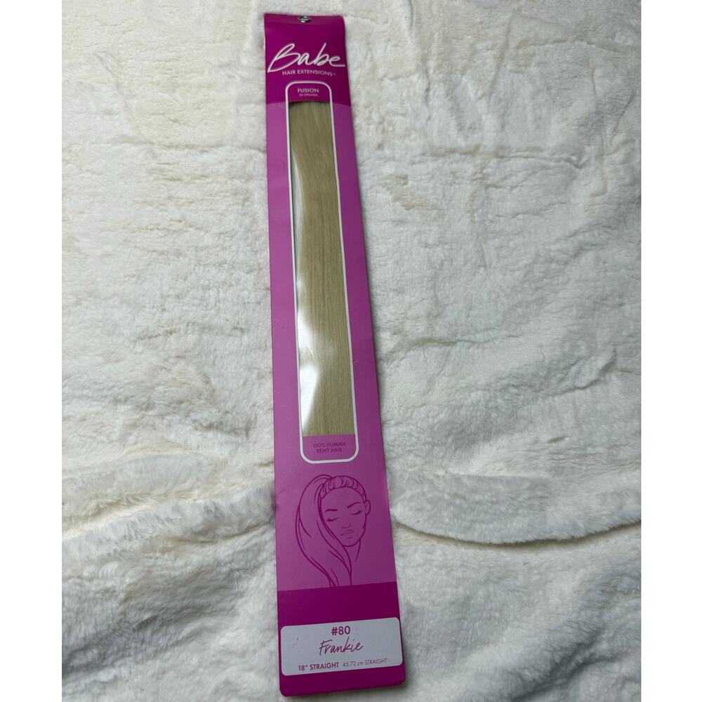 Babe Hair Extensions Fusion 18” #80 Frankie | 100% Remy Human Hair | New